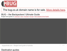 Tablet Screenshot of bug.co.uk